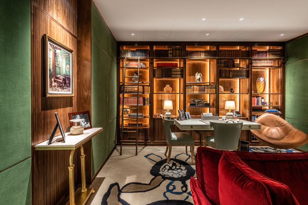 Luxury Library Room Dubai - Best Real-Estate Photographer in Dubai